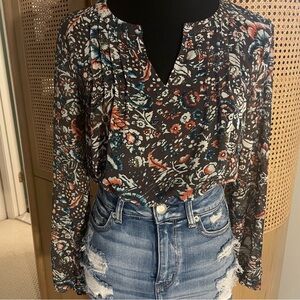 Loft Lose Floral Tunic